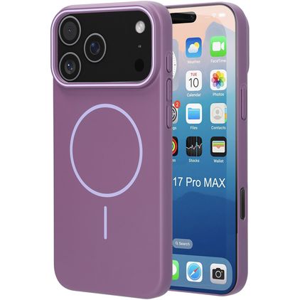 Mobiparts Slim Line iPhone 17 Pro Max MagSafe Hardcase Etui plecki - Imperial Purple