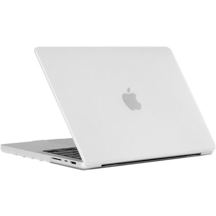 Mobigear Shockproof Grip MacBook Pro 16 tum (2021-2026) Hårt MacBook-skal - Transparent - Modell A2485 / A2780 / A2991 / A3186 / A3428 / A3429