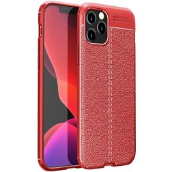 Mobigear Luxury iPhone 12 Pro Max TPU flexível Capa traseira - Vermelho