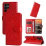 Mobigear Sunflower Samsung Galaxy S23 Ultra Cover a libro portafoglio - Rosso