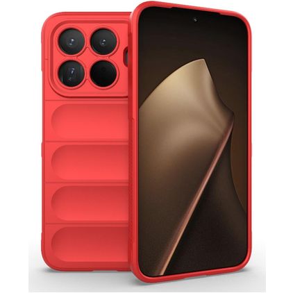 Mobigear Bumpy Xiaomi 15T Pro Flexible TPU Back cover - Red