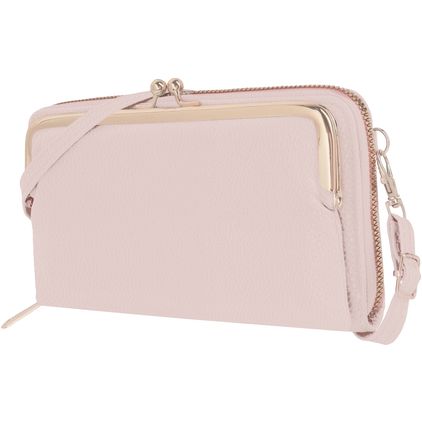 Antonio Fonzo Crossbody Clutch Snap Kabelka na mobil - Large - Růžová