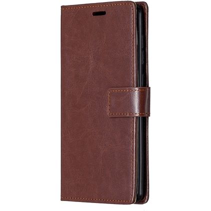 Mobigear Wallet Samsung Galaxy A21s Pungetui med Seddelrum - Brun