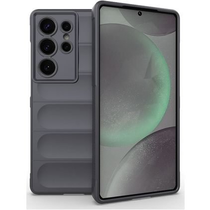 Mobigear Bumpy Samsung Galaxy S25 Ultra Joustava TPU Suojakuori - Harmaa