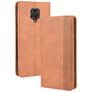 Mobigear Sensation Xiaomi Redmi Note 9S Funda tipo libro Cartera - Coñac