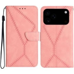 Mobigear Stitch iPhone 17 Pro Max Wallet case - Pink