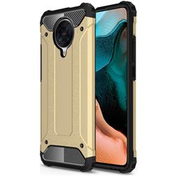 Mobigear Outdoor POCO F2 Pro Funda Plástico rígido Carcasa Antigolpes - Dorado