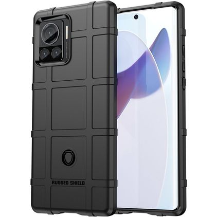 Mobigear Rugged Shield Motorola Edge 30 Ultra Joustava TPU Suojakuori Iskunkestävä - Musta