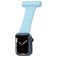 Mobigear Clip Bracelete Relógio de enfermagem Alfinete para Apple Watch - 49/46/45/44 mm - Azul bebé