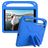 Mobigear AeroArmor iPad 9 (2021) Cover per tablet per bambini con maniglia + Portapenna - Blu