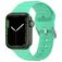 Mobigear Bumpy Silikoni Apple Watch Ranneke Solki - 42/41/40/38 mm - Spearmint