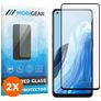 Mobigear Premium OPPO Reno 8 Lite Vidro temperado Película de ecrã - Compatível com capas - Preto (Pack de 2)