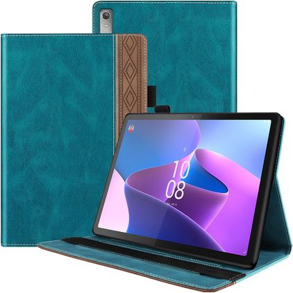 Mobigear Folio Lenovo Tab P11 Pro Gen 2 Wallet case + Stylus Holder - Green