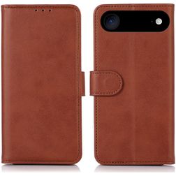 Mobigear Wallet iPhone Air Lompakkokotelo + Setelitasku - Ruskea