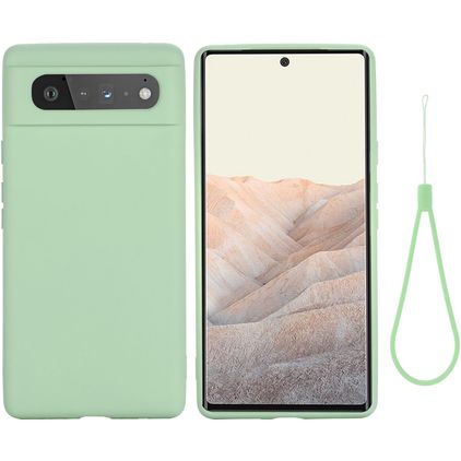 Mobigear Rubber Touch Google Pixel 6 Silicone Back cover - Verde