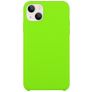 Mobigear Rubber Touch iPhone 15 Plus Silikoni Suojakuori - Limetinvihreä