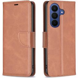 Mobigear Excellent Samsung Galaxy A37 Plånboksfodral med sedelfack - Brun