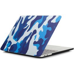 Mobigear Design MacBook Pro 14 tommer (2021-2026) Hardshell Laptopcover MacBook Case - Sea Camauflage - Model A2442 / A2779 / A2918 / A2992 / A3401 / A3112 / A3434 / A3427 / A3426