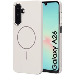 Mobiparts Slim Line Samsung Galaxy A26 MagSafe Hårdt Bagsidecover - Off White