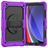 Mobigear SureGrip Xtreme Samsung Galaxy Tab A9 Plus (2023) Funda Plástico rígido / Silicona Carcasa + Correa bandolera + Soporte - Morado
