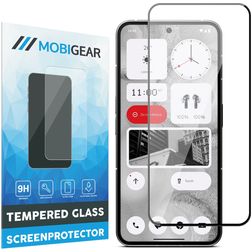 Mobigear Premium Nothing Phone (2a) Tempered Glass Screen Protector - Case Friendly - Black