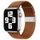 Mobigear Braided Pasek Nylon do Apple Watch Zapięcie zaciskowe - 49/46/45/44 mm - Brązowy