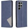 Mobigear Rhombus Slim Samsung Galaxy S24 Ultra Capa livro - Azul