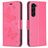 Mobigear Butterfly Samsung Galaxy S24 Plus Capa livro Carteira - Vermelho