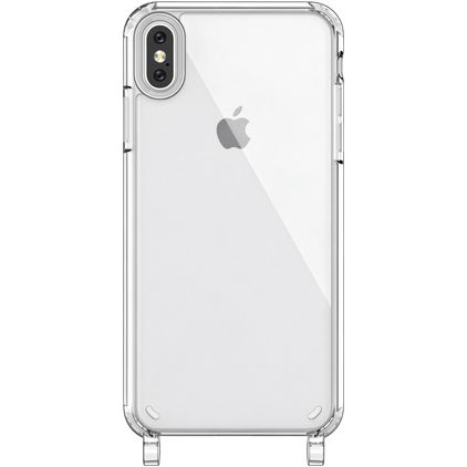 Mobigear Mix & Match Clear iPhone XS Max Elastyczne TPU Etui ze smyczą - Przezroczysty