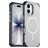 Mobigear Airbag Shockproof iPhone 17 MagSafe Hardcase Etui plecki - Srebrny