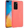 Mobigear Croco Huawei P40 Fodral Hårdplast Skal - Röd