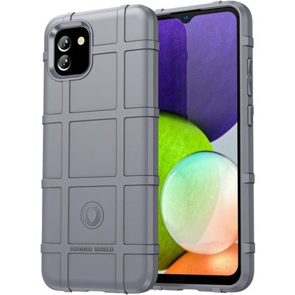 Mobigear Rugged Shield Samsung Galaxy A03 Flexible TPU Back cover Shockproof - Grey