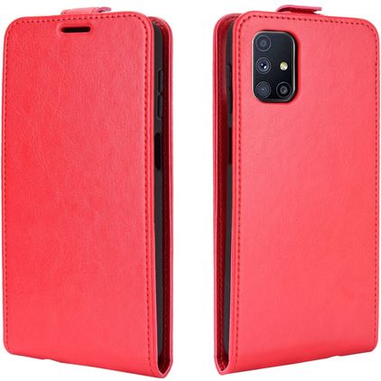 Mobigear Samsung Galaxy M51 Capa flip - Vermelho