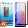 Mobigear Premium OPPO Reno 7 Lite Tempered Glass Screen Protector - Case Friendly - Black (2-Pack)