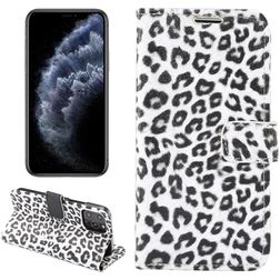 Mobigear Leopard iPhone 13 Capa livro Carteira - Branco