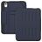 Mobigear Magnetic Folio iPad Mini 7 (2024) Cover a libro + Portapenna - Blu navy