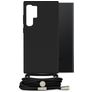 Mobilize Lanyard Gelly Samsung Galaxy S23 Ultra Fleksibel TPU Cover med snor - Sort