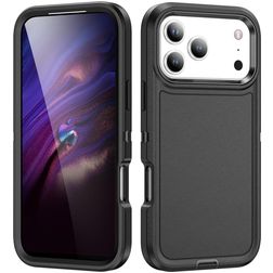 Mobigear Rugged iPhone 18 Pro Hard Case Back cover Shockproof - Black