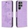 Mobigear Butterfly Samsung Galaxy S23 Ultra Etui z klapką typu portfel - Fioletowy