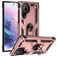 Mobigear Armor Ring Samsung Galaxy S23 Ultra Funda Plástico rígido Carcasa Antigolpes con anillo - Oro rosa