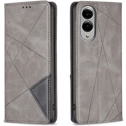 Mobigear Rhombus Slim Samsung Galaxy S25 Edge Lompakkokotelo - Harmaa