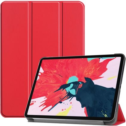 Mobigear Tri-Fold iPad Pro 11 pulgadas (2018) Funda tipo libro - Rojo