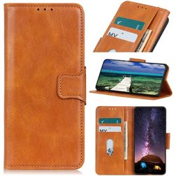 Mobigear Classy iPhone 14 Pro Max Funda tipo libro Cartera - Coñac