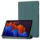 Mobigear Tri-Fold Gel Samsung Galaxy Tab S11 TPU / Skóra ekologiczna Etui z klapką - Ciemnozielony