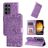 Mobigear Sunflower Samsung Galaxy S24 Ultra Etui z klapką typu portfel - Fioletowy