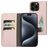 Mobiparts Classic Wallet iPhone 15 Pro Max Plånboksfodral med sedelfack - Rosa