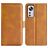 Mobigear Slim Magnet Xiaomi 12 Pro Funda tipo libro Cartera - Coñac