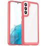 Mobigear Crystal Samsung Galaxy S23 Ultra Funda Plástico rígido Carcasa - Transparente / Rojo