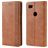 Mobigear Sensation Google Pixel 3a Lompakkokotelo + Setelitasku - Konjakki