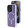 Mobiparts Hardcover iPhone 15 Pro MagSafe Hard Case Back cover - Satin Lila